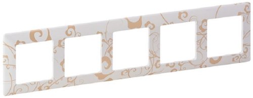 Рамка универсальная Legrand Valena Life 5-м. ампир белый картинка